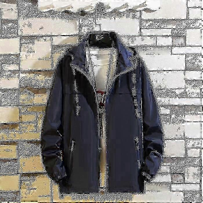 Jacket Men Plus Size 6xl 7xl 8xl Spring Autumn Thin Windbreaker Mens Hooded Bomber Coat Streetwear Boy Zipper Casual Sportswear