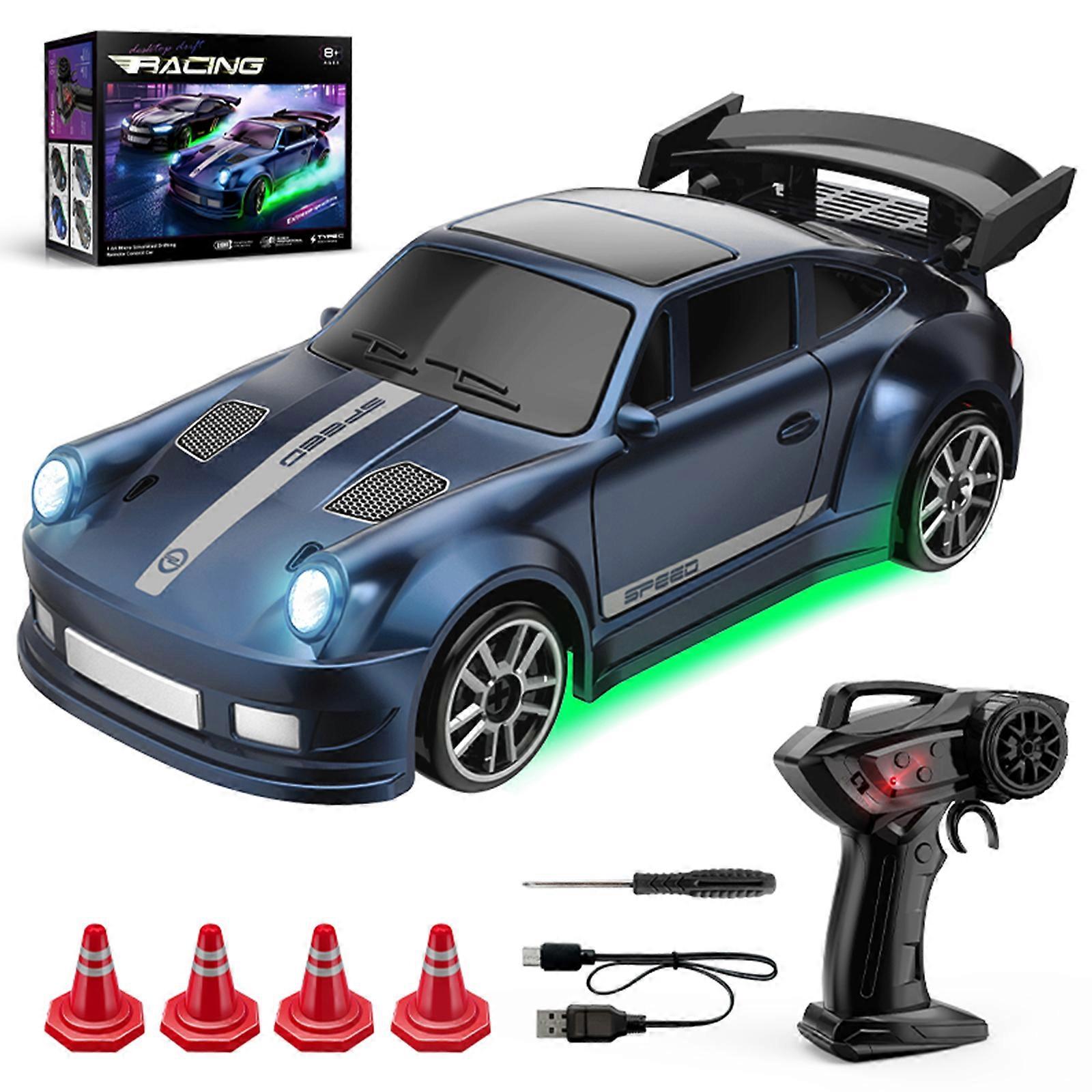 1/64 - 2.4G High-Speed Drift RC Car 4WD Remote Control Car Mini GTR Racing Model
