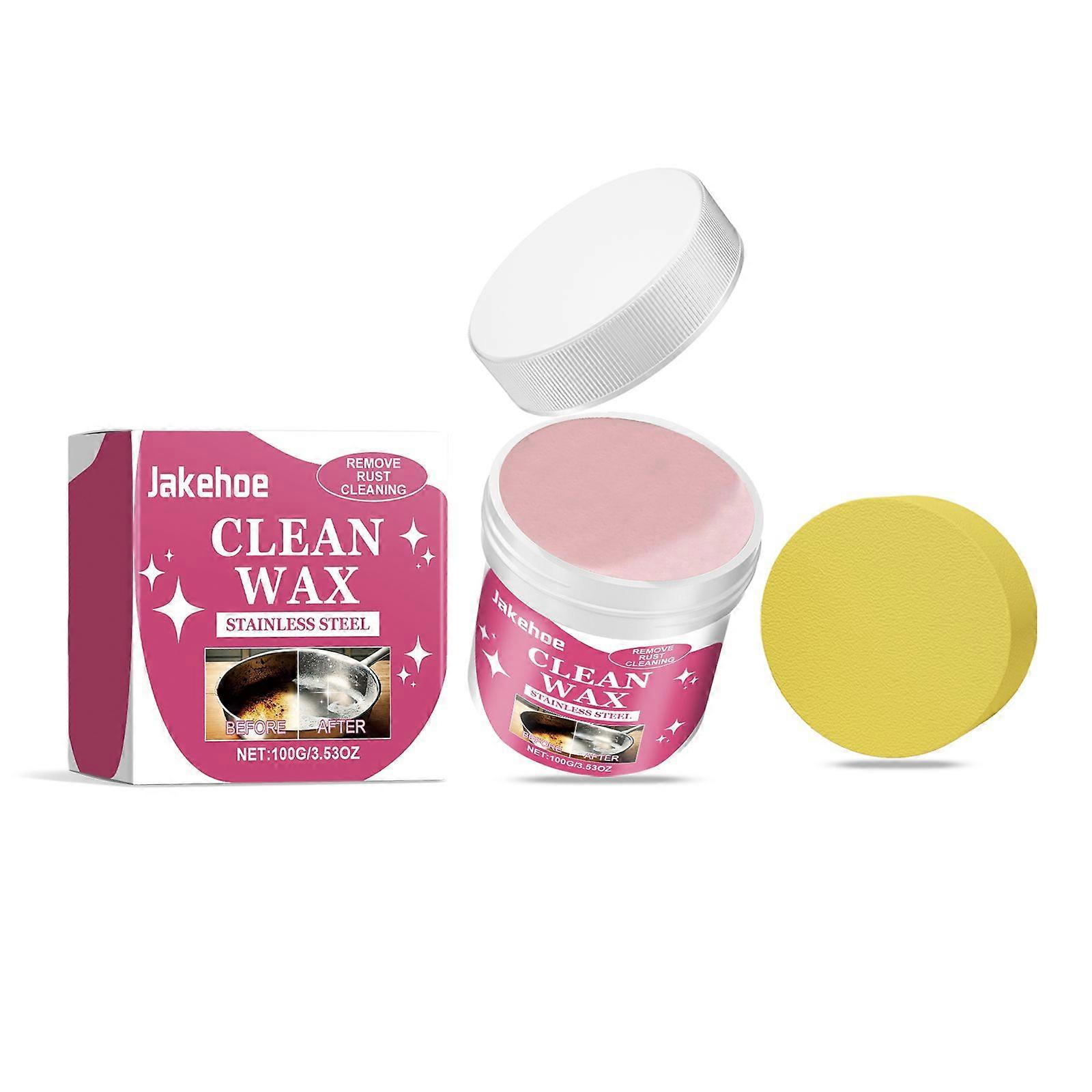 Jakehoe Kitchen Stainless Steel Cleaning Paste: Multi-Functional Cleaning Paste For Polishing And Removing Burn Marks On Cookware And Pot Bottoms