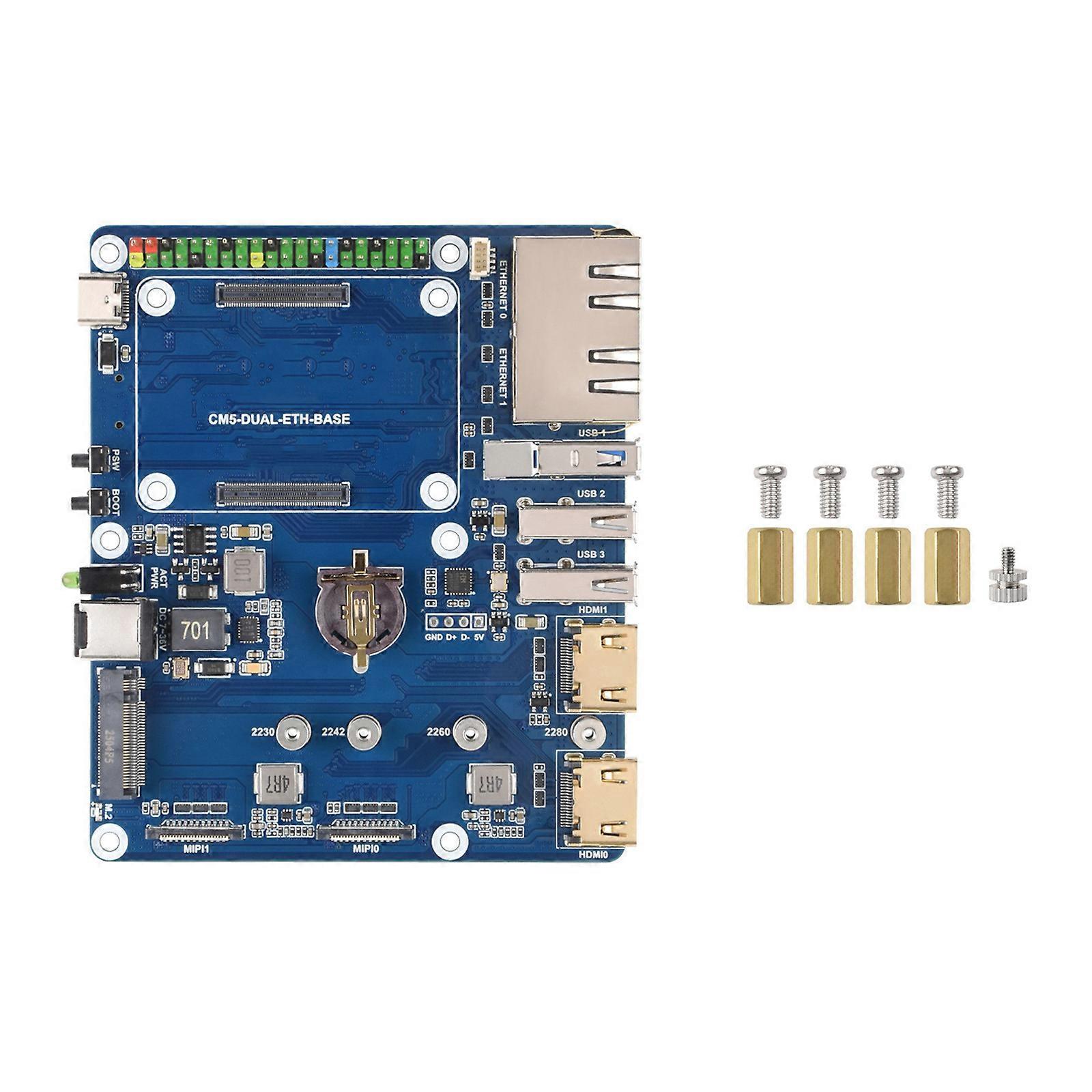 Double 4K Output 2.5G Networks Expansion Card Low Latency Transmission Plugs and Play Installation for PC Servers Embedded Devices Multicolor