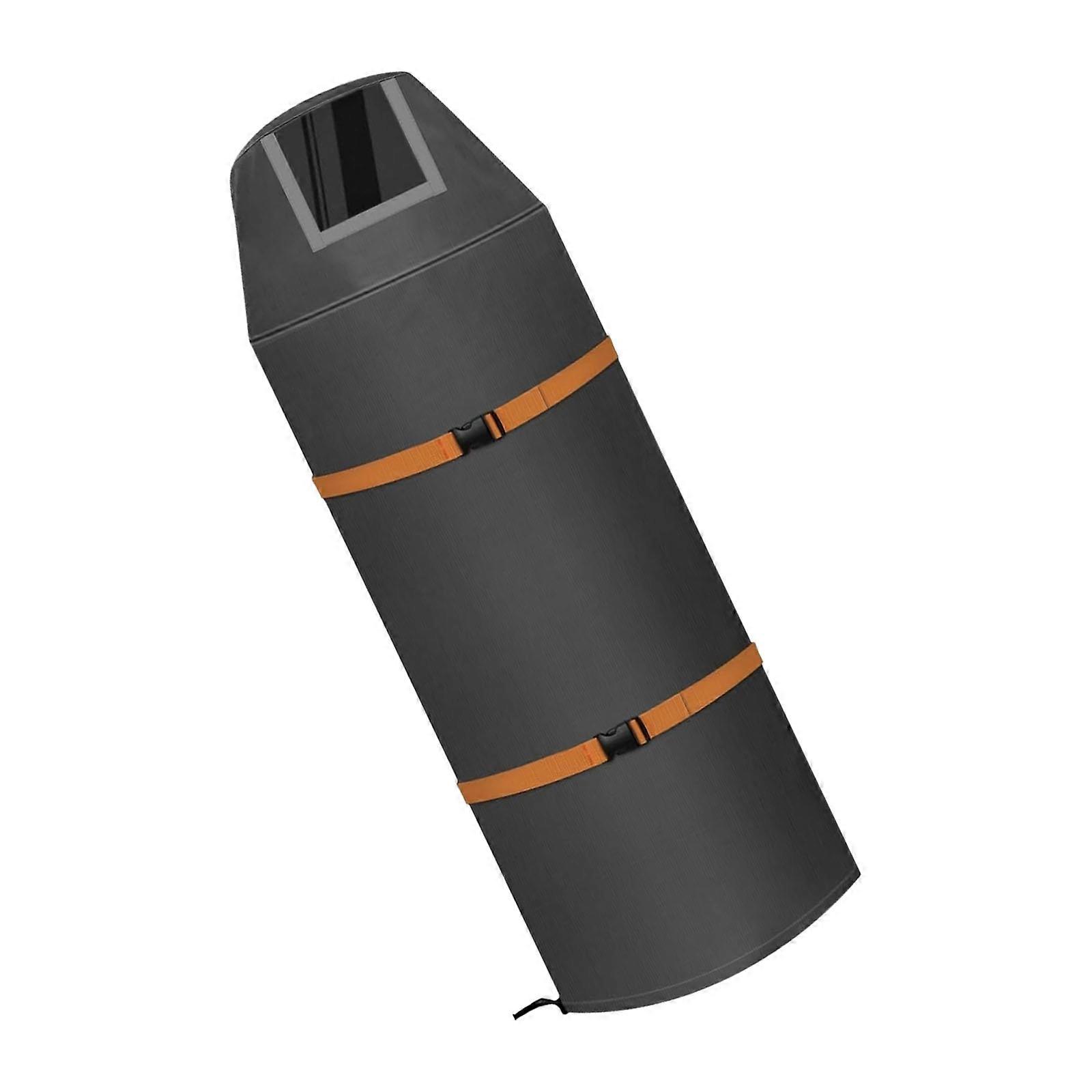 Solid 100LB Propane Cover Waterproof Dustproof Resistant with Smooth PVC Top and Flexible Binding for Winter Security Multicolor