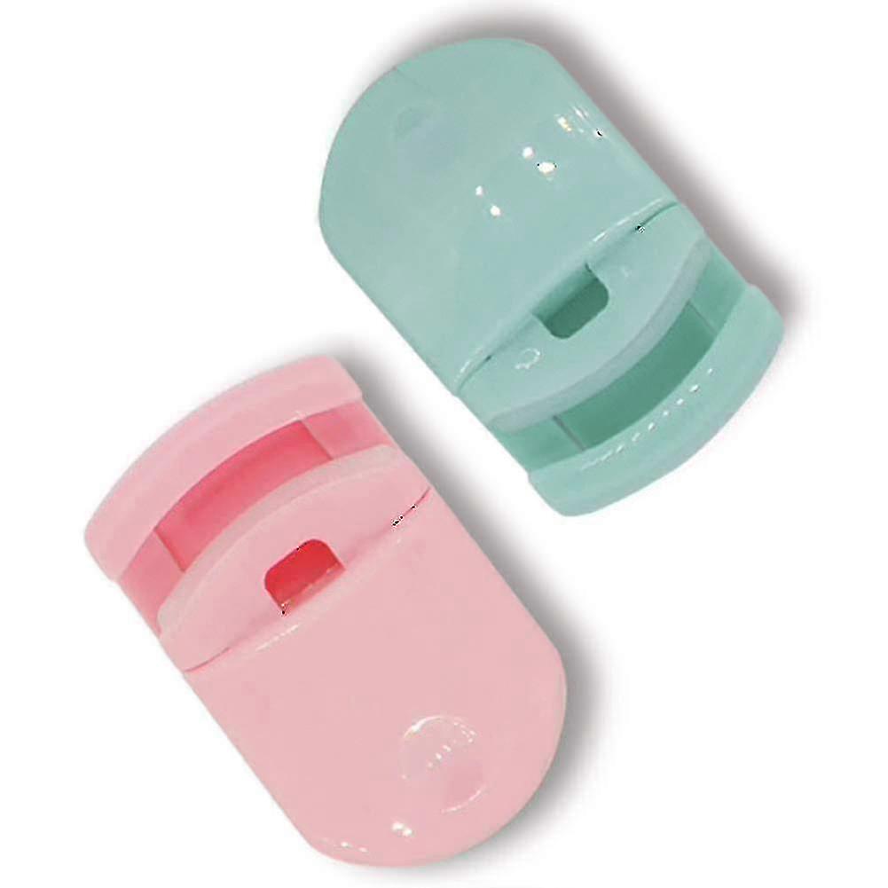 Mini Eyelash Curlers Portable Lash Curlers Travel Plastic Eyelash Curlers Eyelash Curlers With Replacement Pads Fits All Eye Shapes No Pinching O