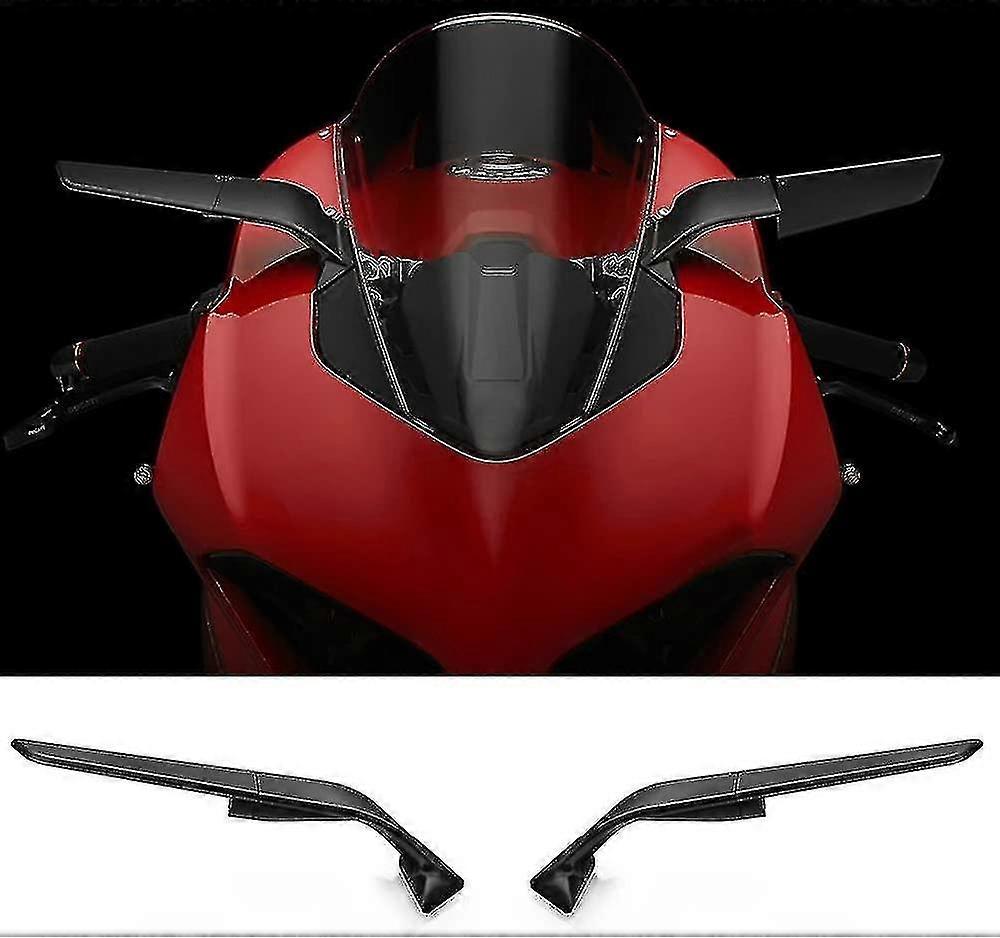 Ducati Panigale Compatible Side Mirrors - Wide Angle View & Vibration-Free