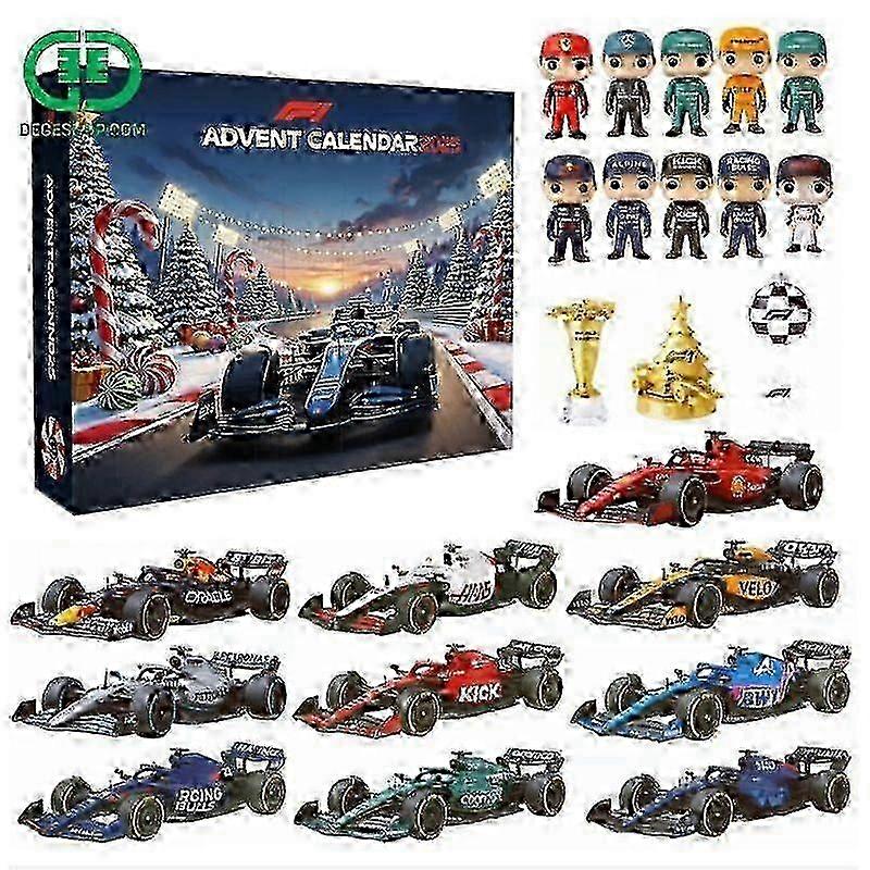 F1 Racing Advent Countdown Feiertagskalender Blind Box Christbaumschmuck-DG