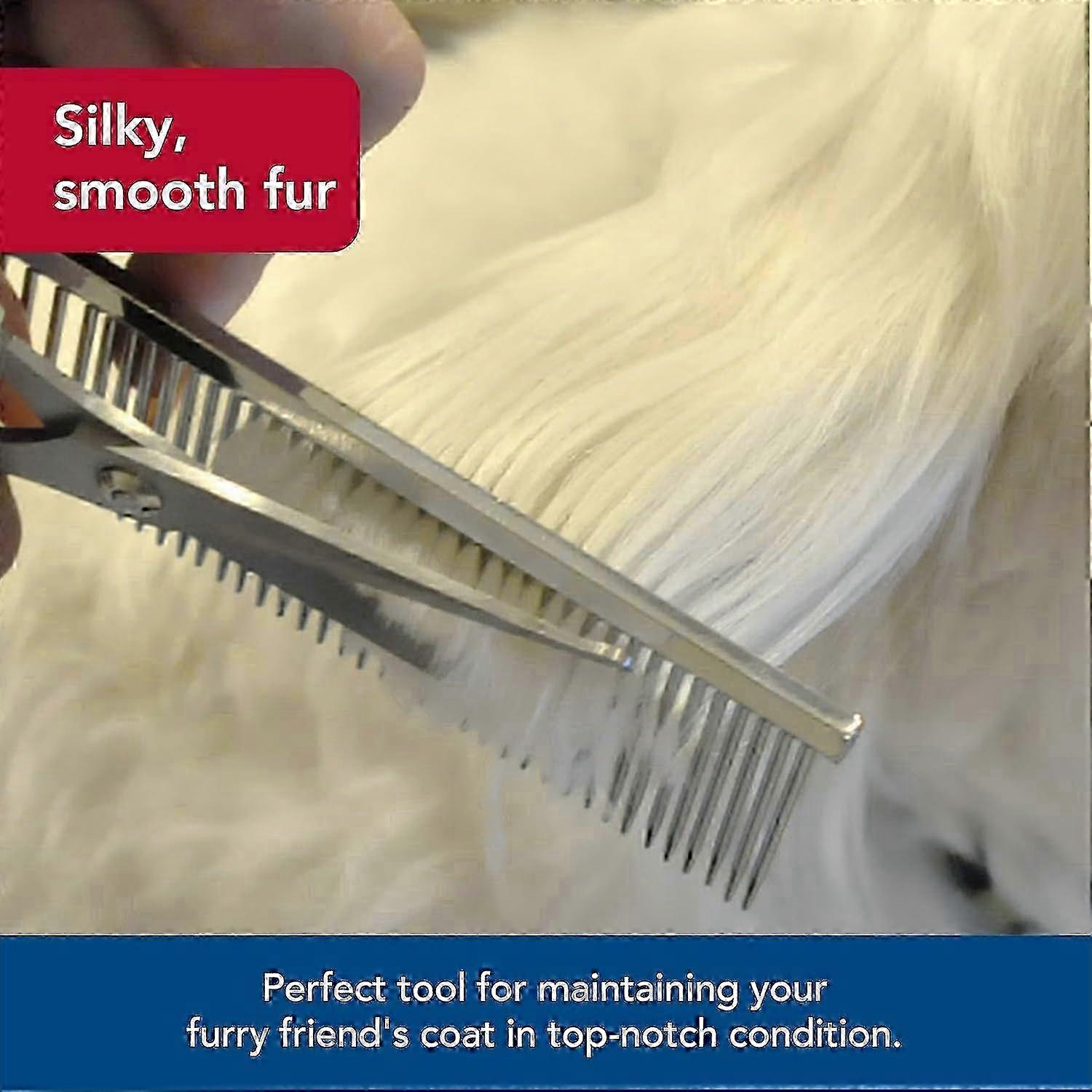 Pet Safari Dog For Medium and Fine Floors comb comb - forehead for thin floors court scratch - for small, medium or large dogs - 4 1/2 '