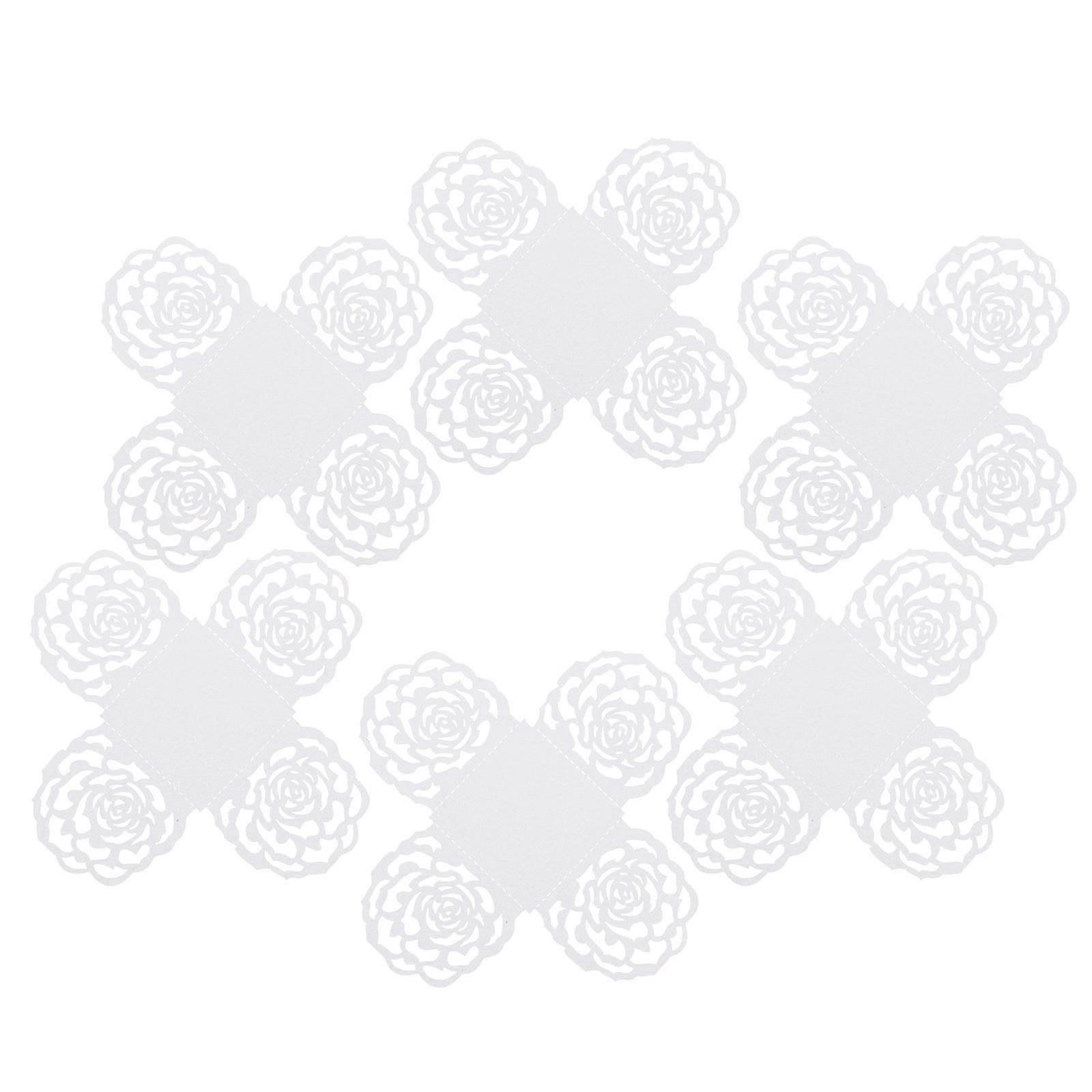 Chocolate Compartment Tray for Storage Use 150Pcs Paper Muffin Wrappers White