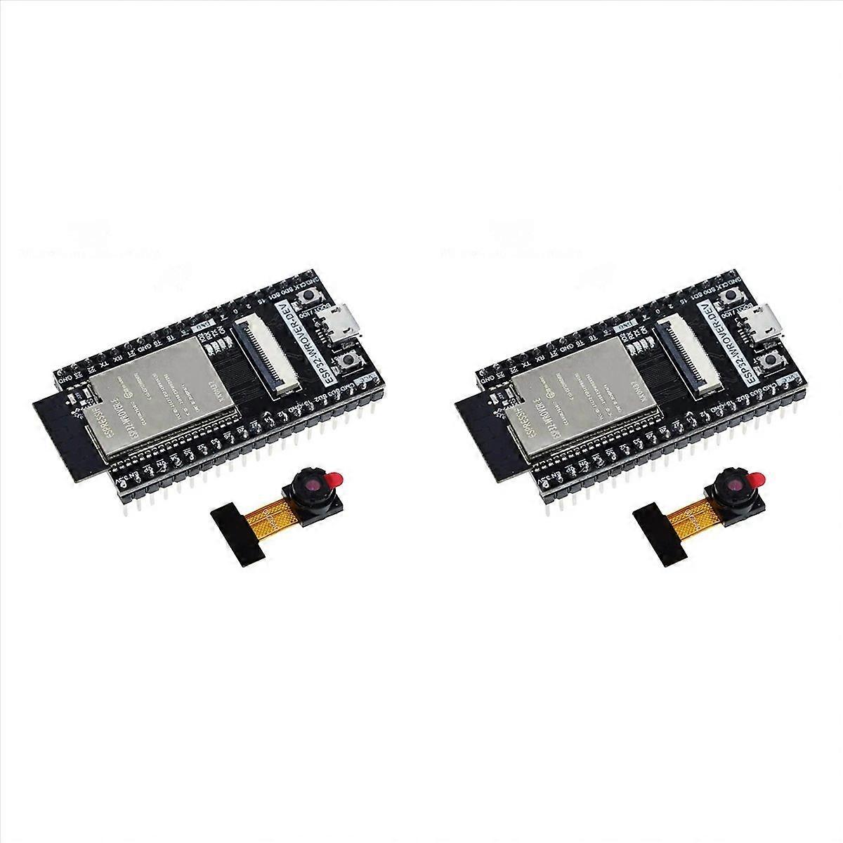2X ESP32 CAM Development Board ESP32-WROVER-DEV CH340C Wifi Module with OV2640 Camera ESP32-CAM ESP3