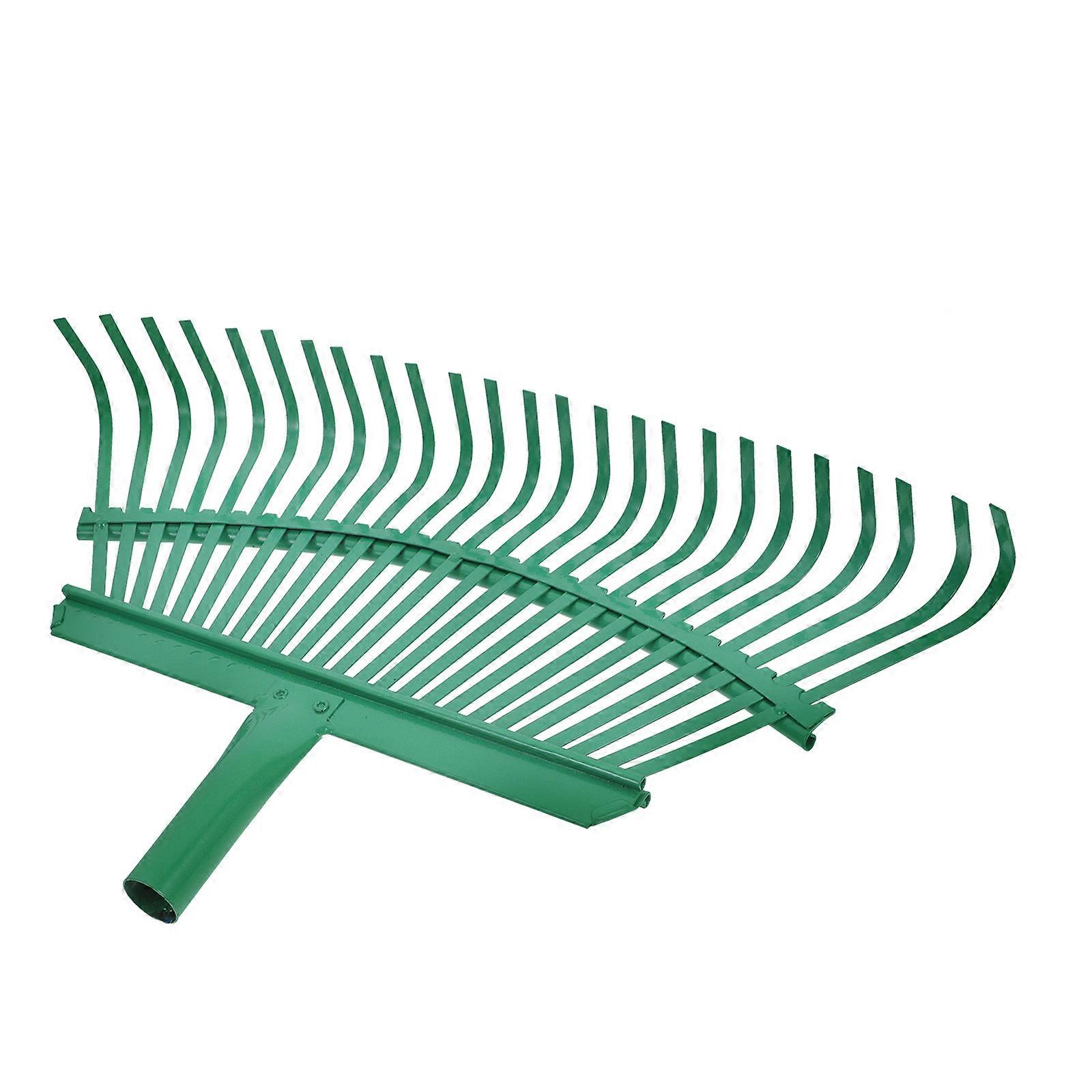 Steel Garden Rake Head Multi-Functional Use for Yard Cleanup Lightweight Raking 1Set