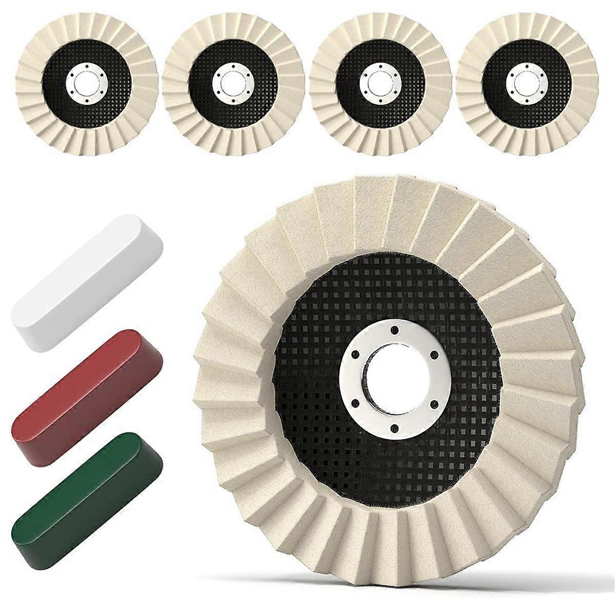 Wool Polishing Wheel & Compound Kit