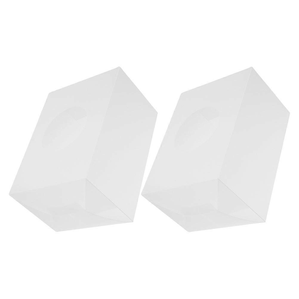 Donation Box for Storage Use with 2Pcs Clear Transparent Boxes