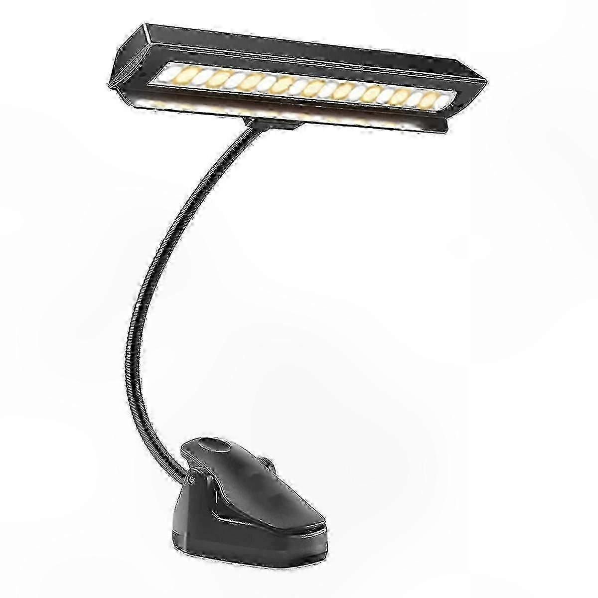 Adjustable LED Music Stand Light, Portable USB-C Rechargeable Lamp for Piano and Orchestra Use Edition 1128
