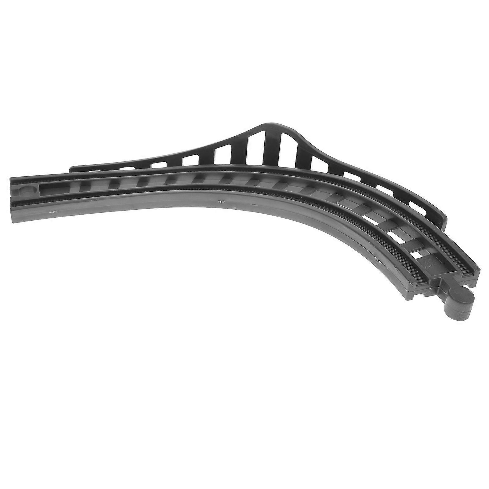 Train Track Plastic Fire Train Track Curved Railway Rail 1 Piece for Playing