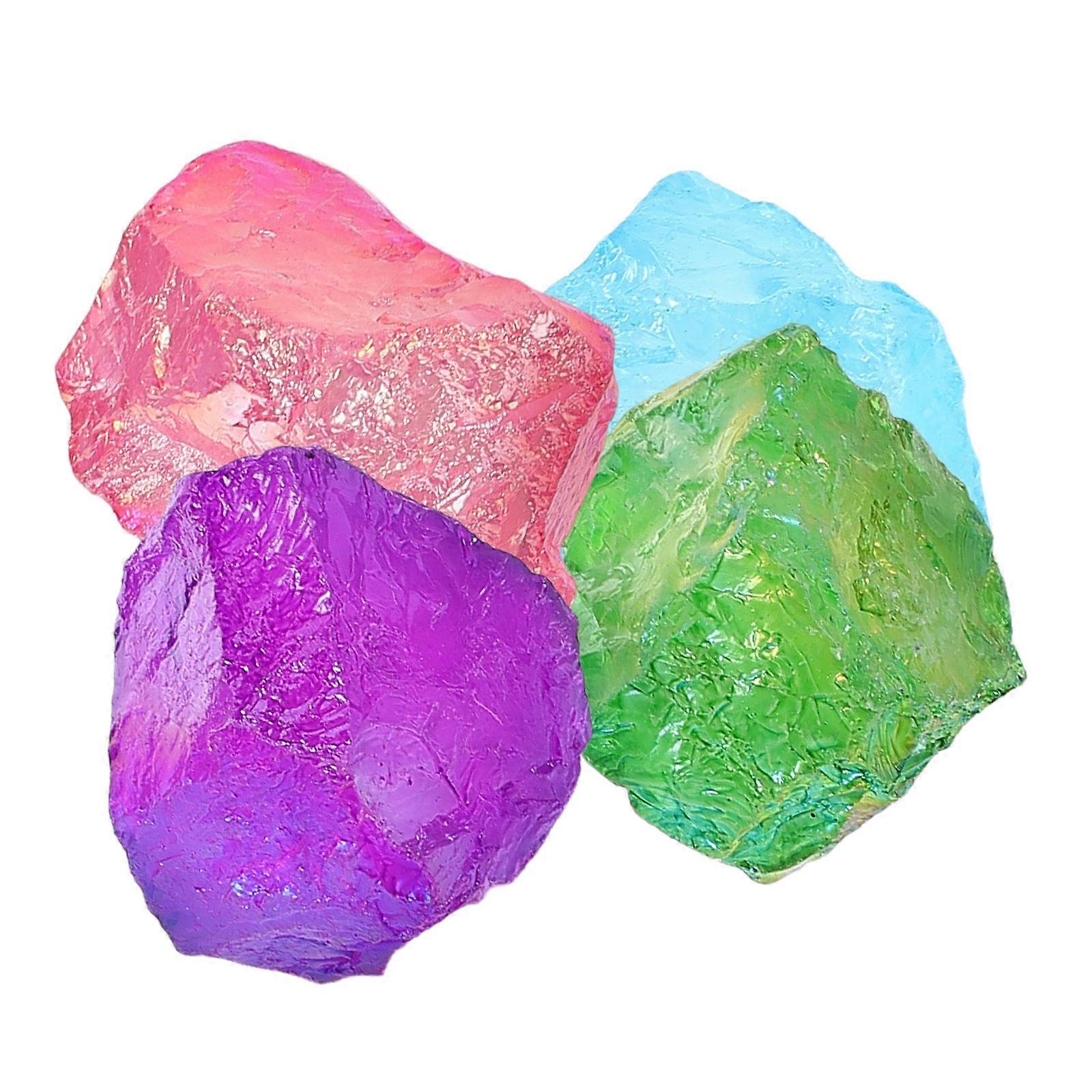 Diffuser Stones Natural Electroplating 4Pcs for Fish Tank Decoration