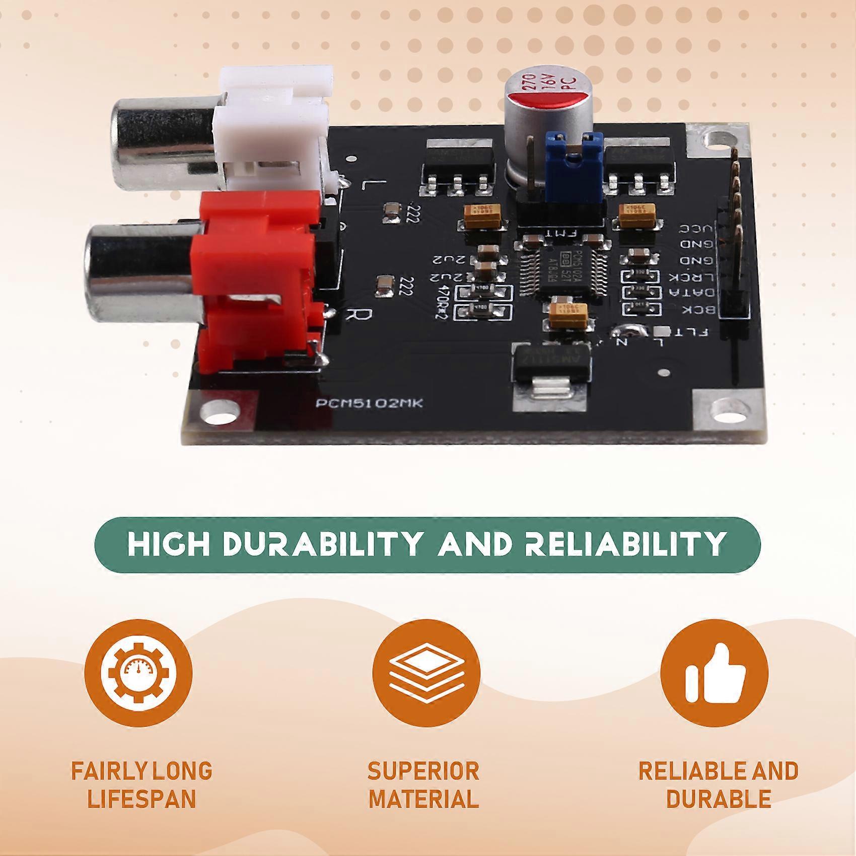 DAC Decoder I2S Player Assembled Board 32Bit 384K Decoder Board Module for HX Player/Player/Power Amplifier Equipment