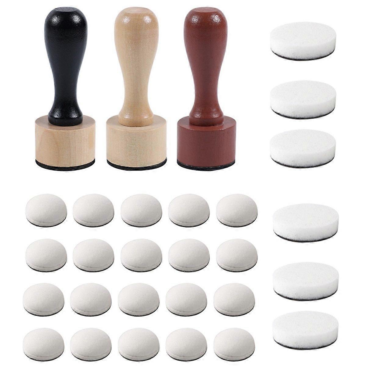 Mini Ink Blending Tools Interchanged Round Foams Refills