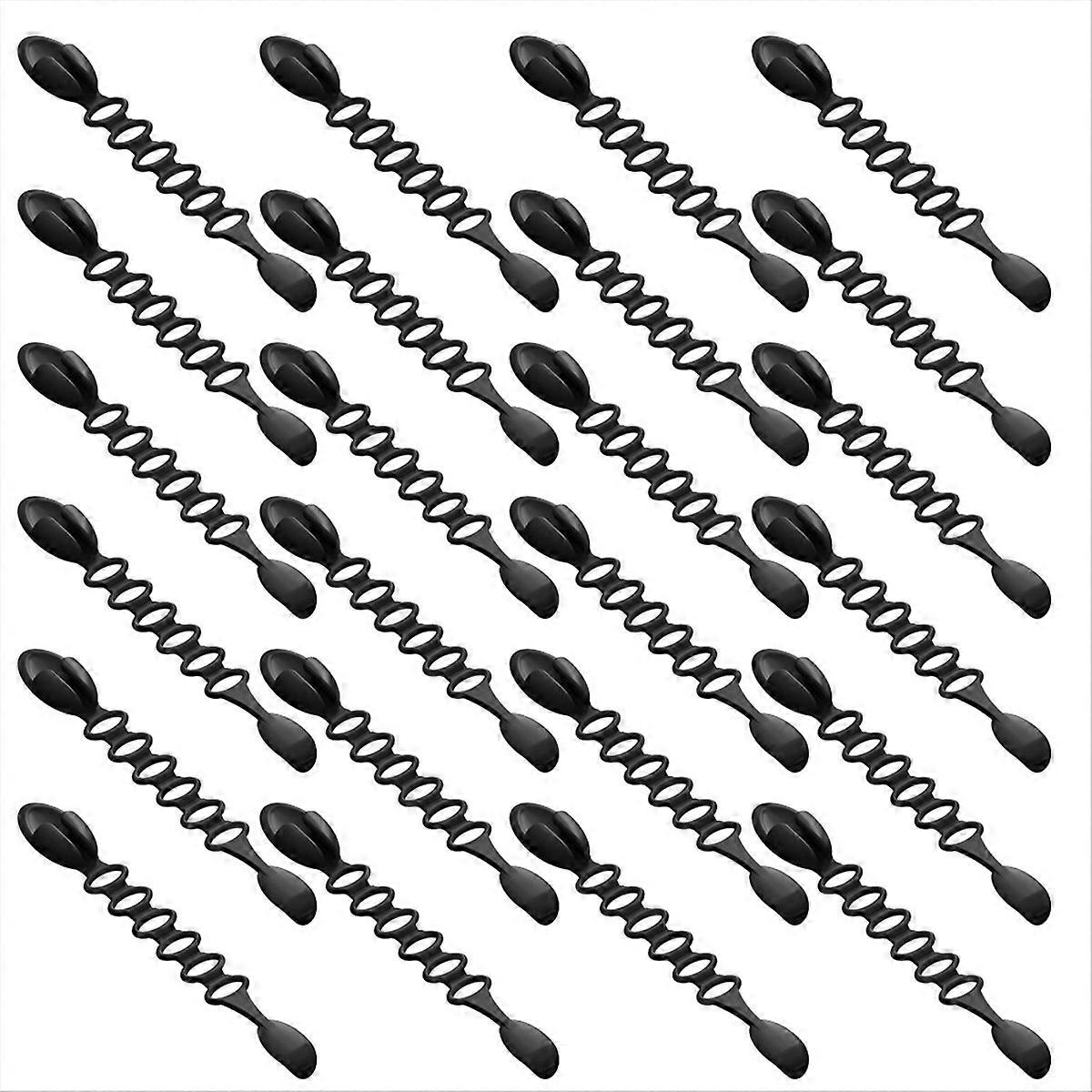 Garland with wire hooks straps self-adhesive cable organizer A