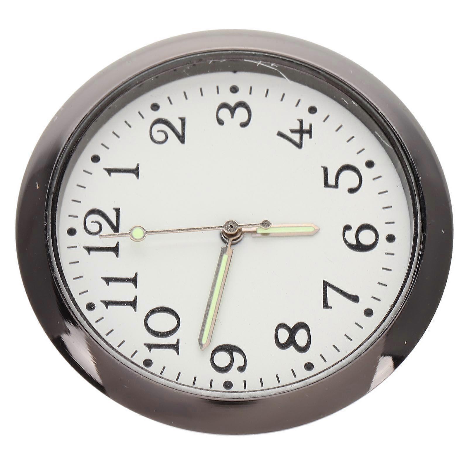 Dollhouse Accessories Mini Round Clock Moving Electronic Clock Photography Sessions Functional 1 Pcs