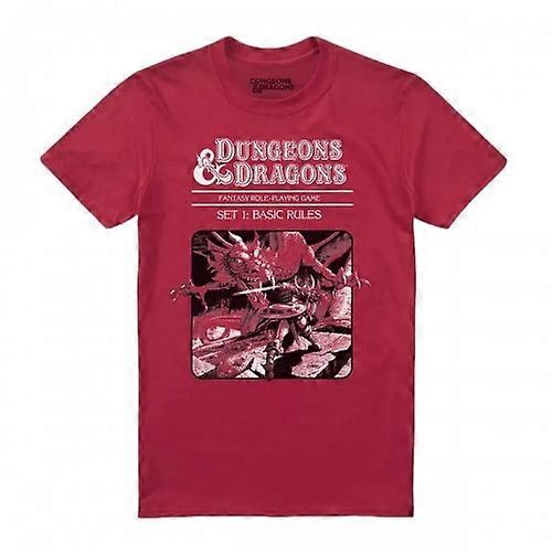 Dungeons & Dragons Mens Basic Rules Box T-Shirt