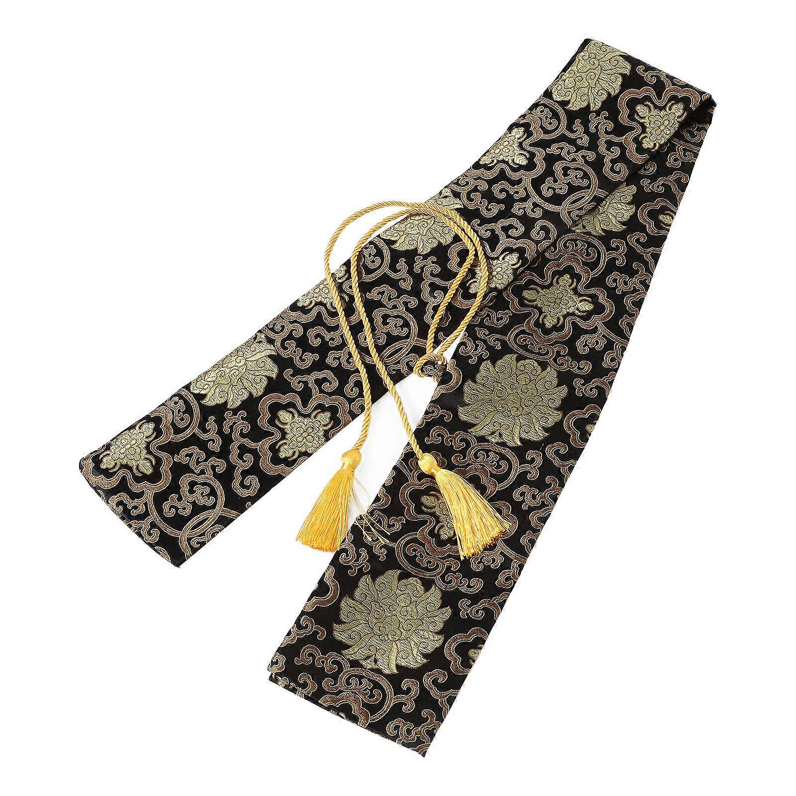 Sword Bag Silk Carrying Case with Tassel for Samurai Storage 1 Piece