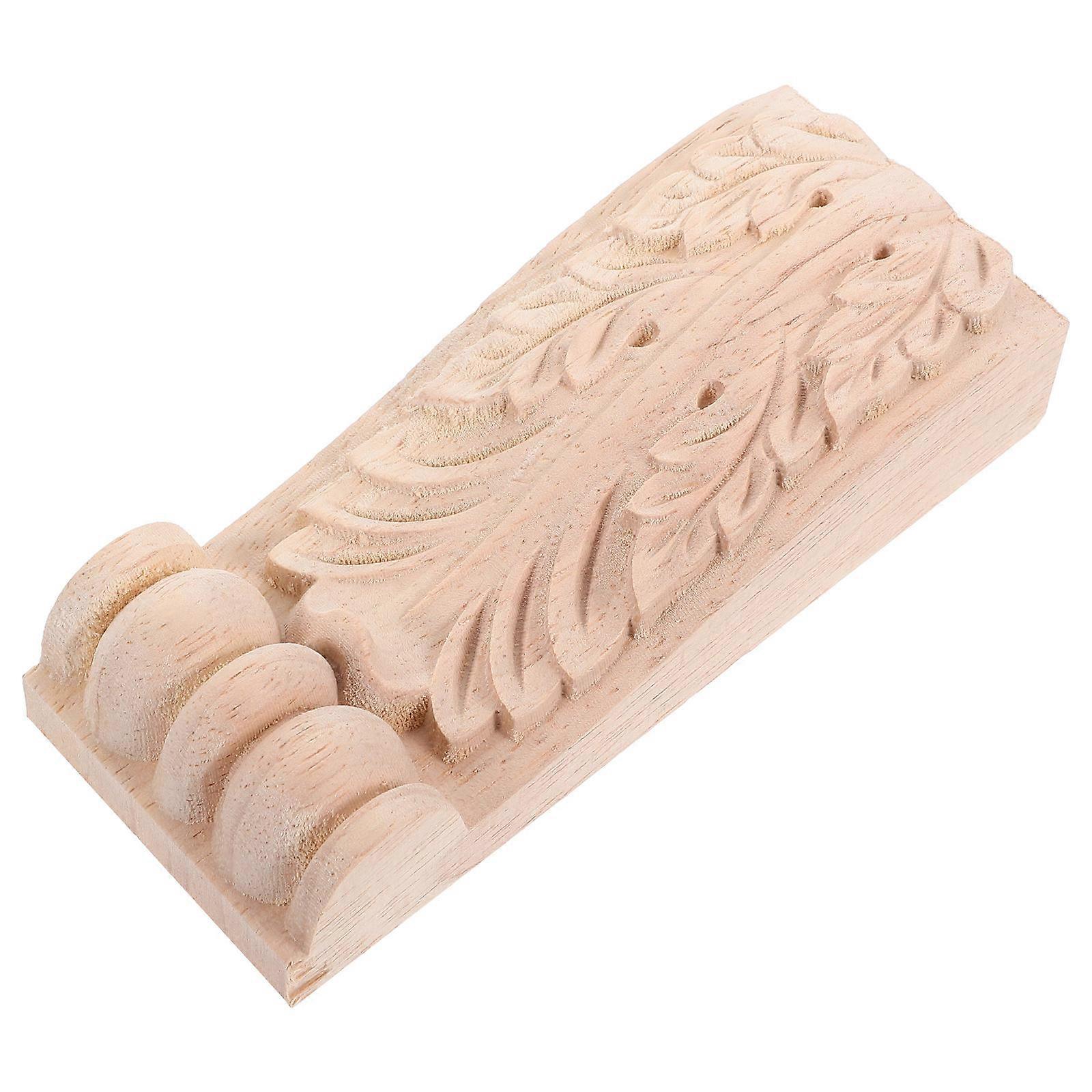 Solid Wood Corbels Decorative Wood Carved Applique for Decoration