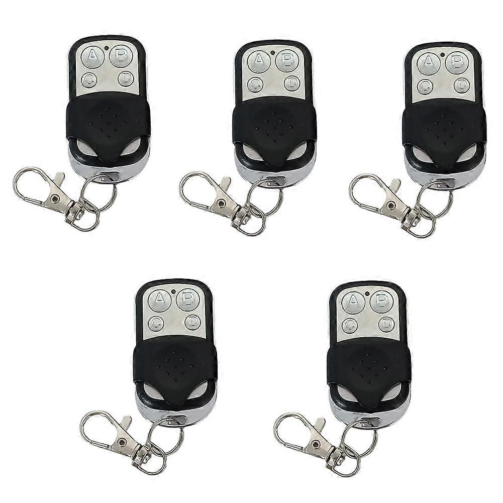 433MHz Remote Control Electronic Gate Garage Door Opener Remote Control Duplicator Learning Code Car Key - 5PCS