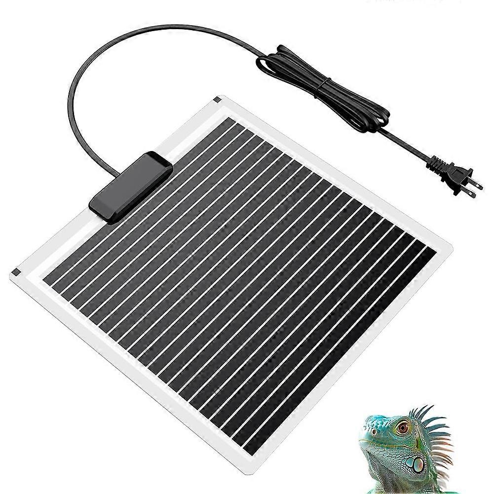 28W Reptile Heating Pad Reptile Heating Pad Under Tank Safe Fast Heating Pad for Frogs Snakes Lizards Geckos US Plug
