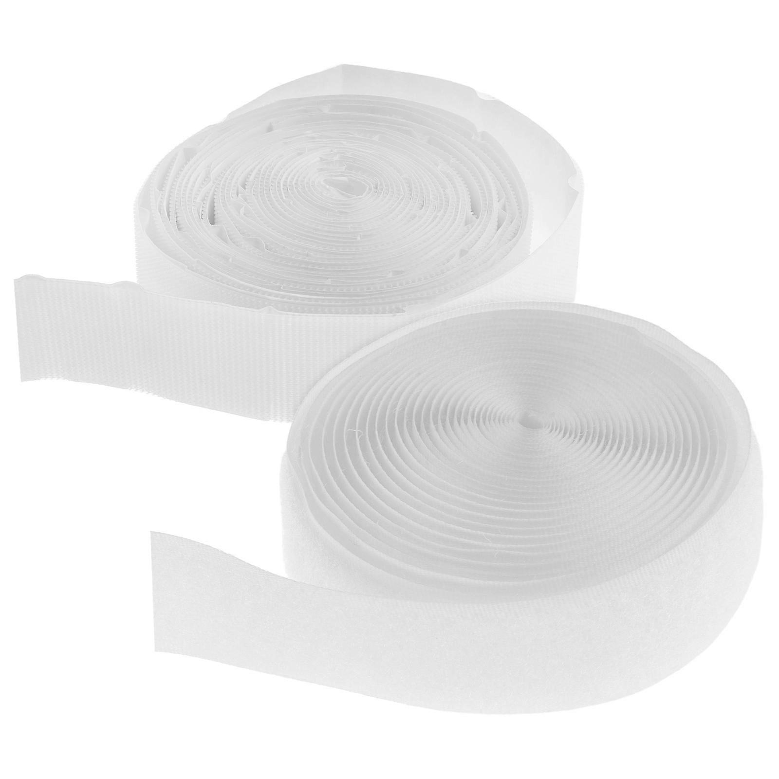 Hook And Loop Fastener Strips With Adhesive Curtain Fixing Adhesive Strip Homeowners Durable Material 400.00X3.00X0.20Cm 1 Roll