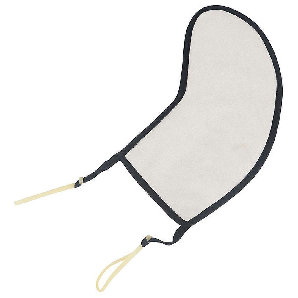 Violin Shoulder Rest Pad Beige Suede for Neck Protection 1 Unit