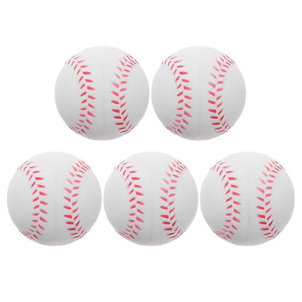 Träningssoftbollar för att spela svampbasebollar 5 st softbollar perfekta för barn