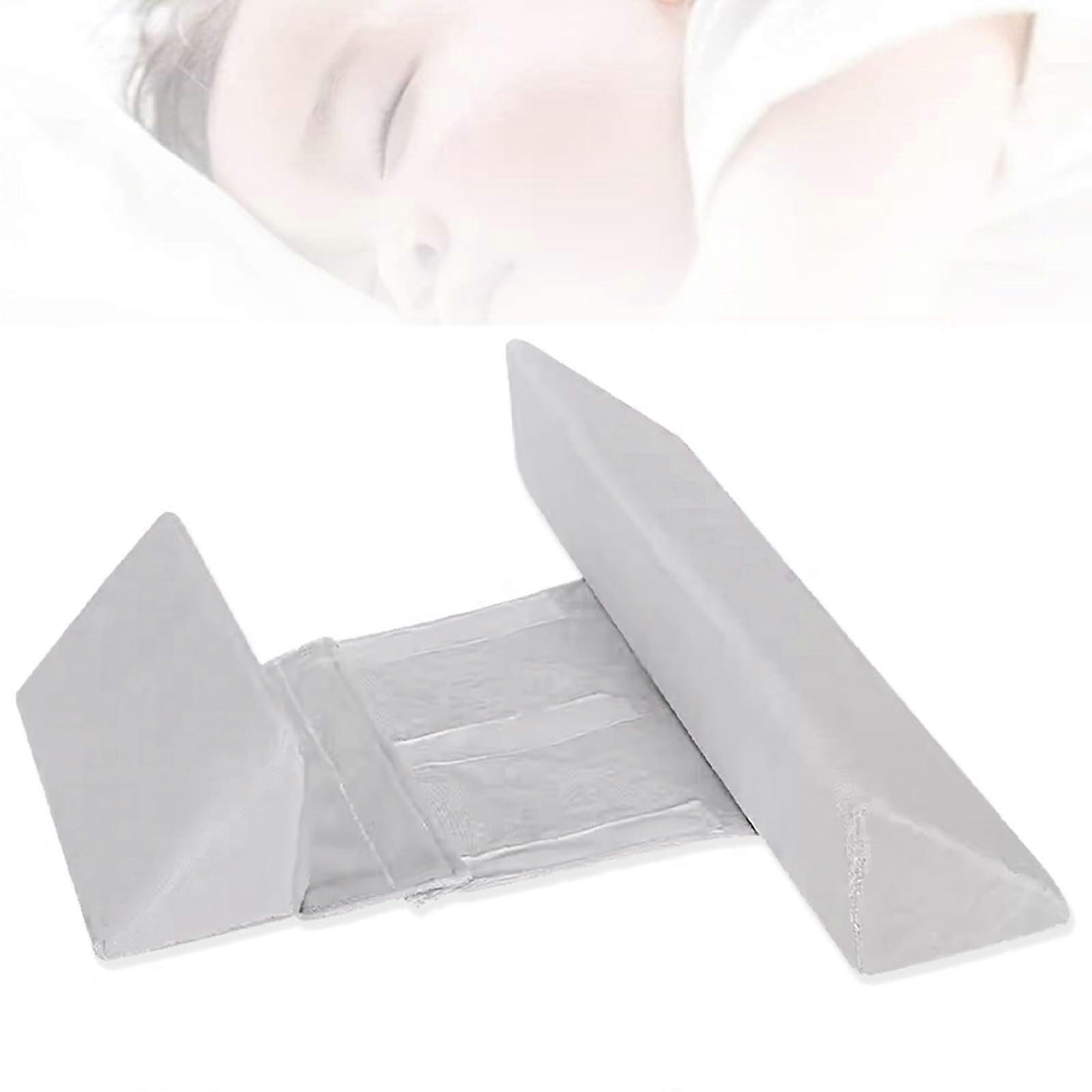 Breathable Washable Pillow with Adjustable Support and Removable Cover for Travel or Office