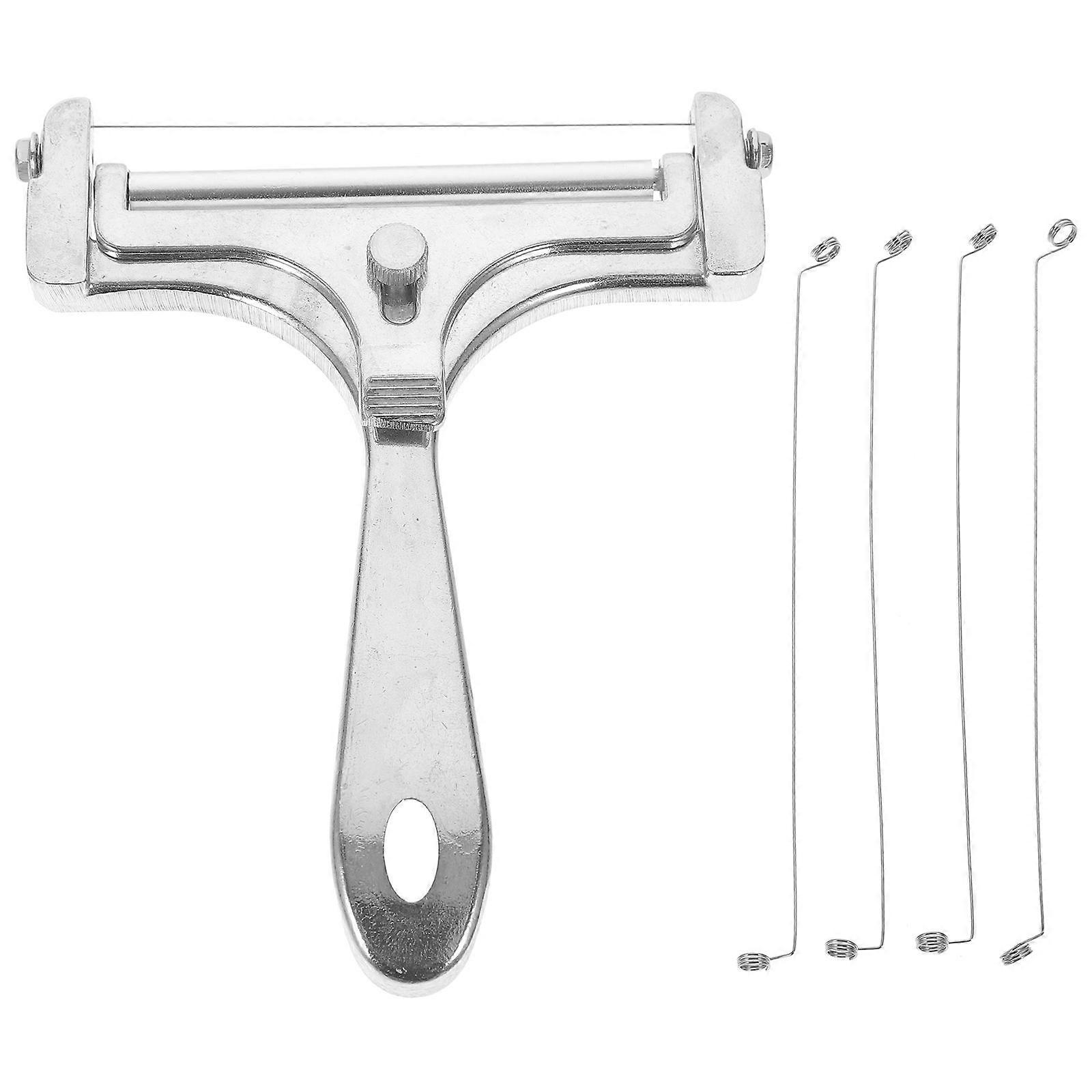 1 Set Wire Cheese Slicer Hand Held Cheese Cutter Handheld Slicer Cheese Cutting Tool