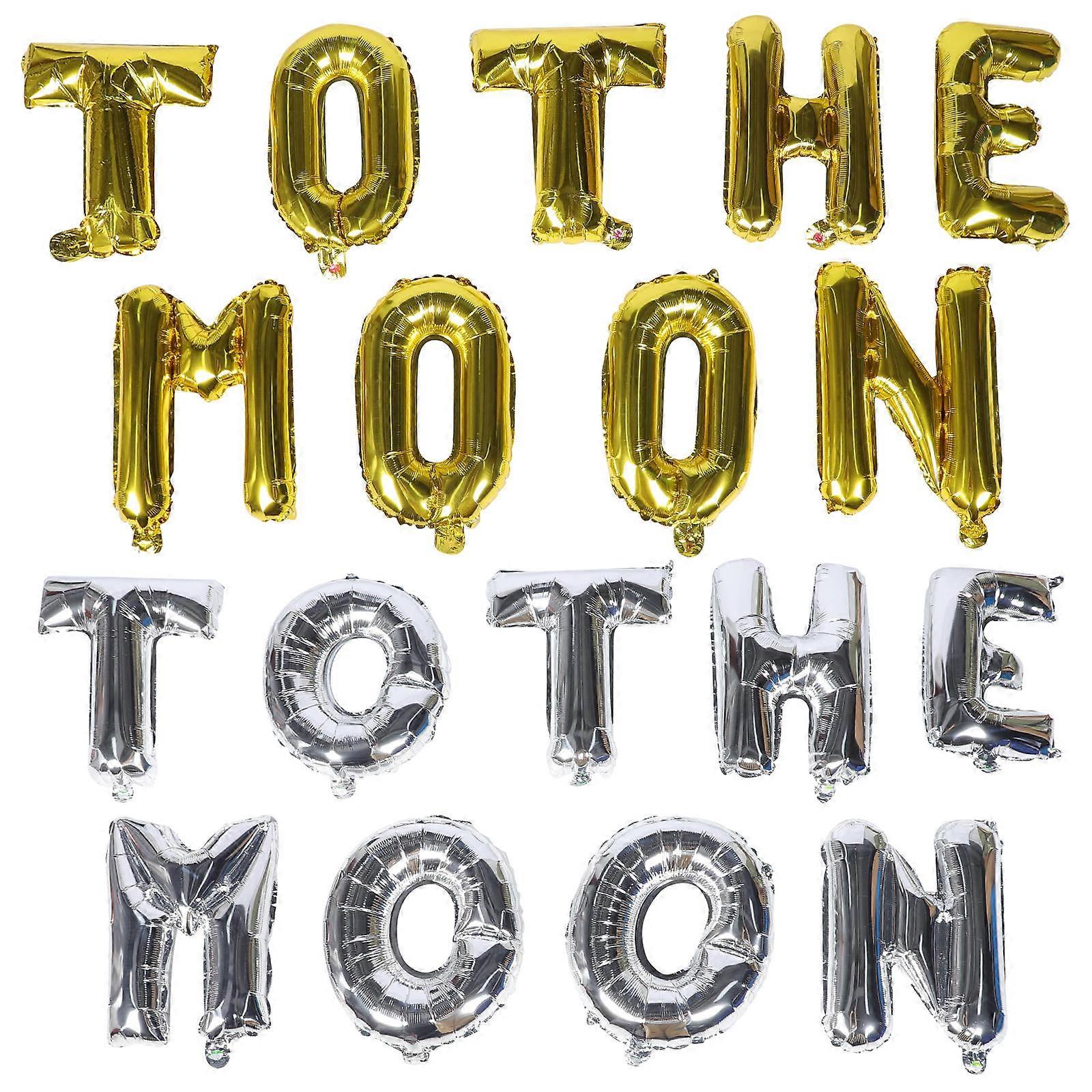 Aluminum Foil Balloons Balloons Decorations for Decor 10Sets Space Theme