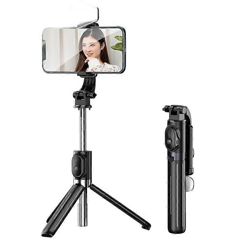 Z8S 103cm 2 in 1 Telescopic Wireless Bluetooth-compatible Selfie Stick Remote Control Folding Tripod