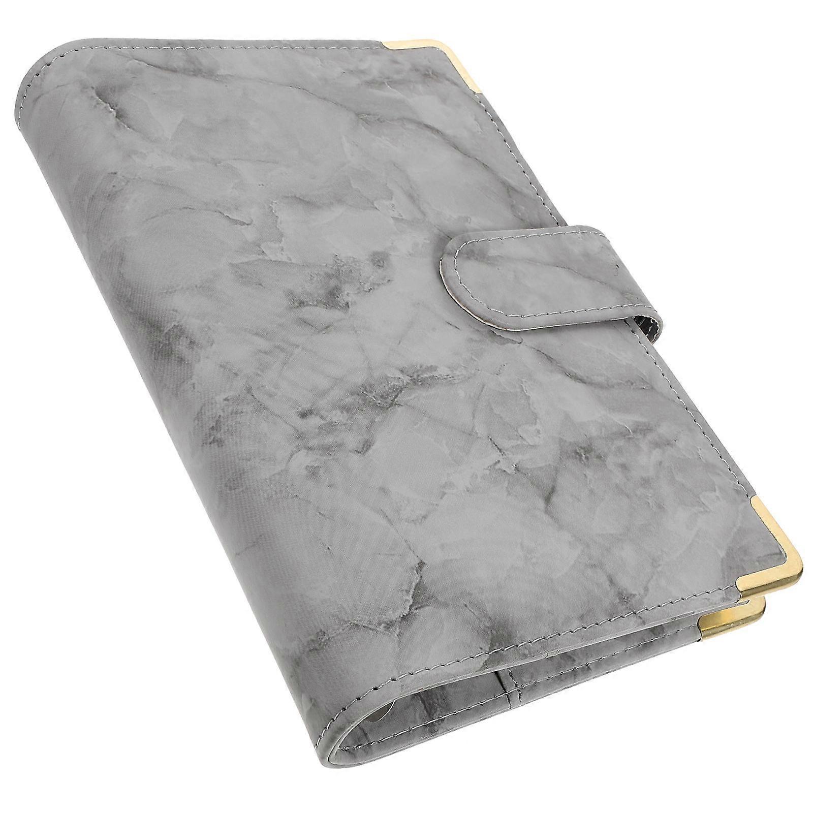 Grey Budget Binder Cover for Protective Use 1 Piece