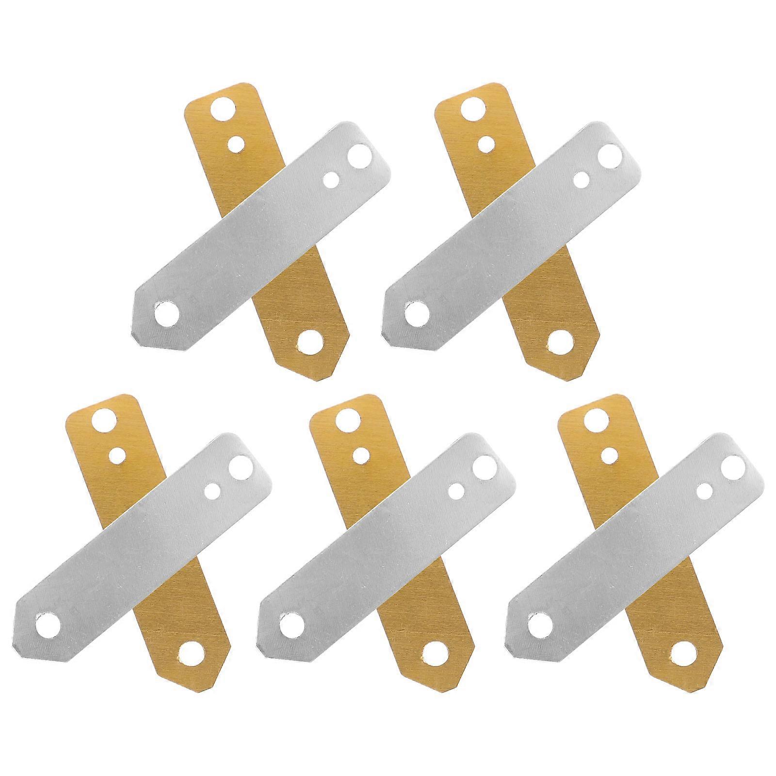 Copper Zinc Anode Sheet Electrode Materials for Fruit Battery Experiment 10Pcs