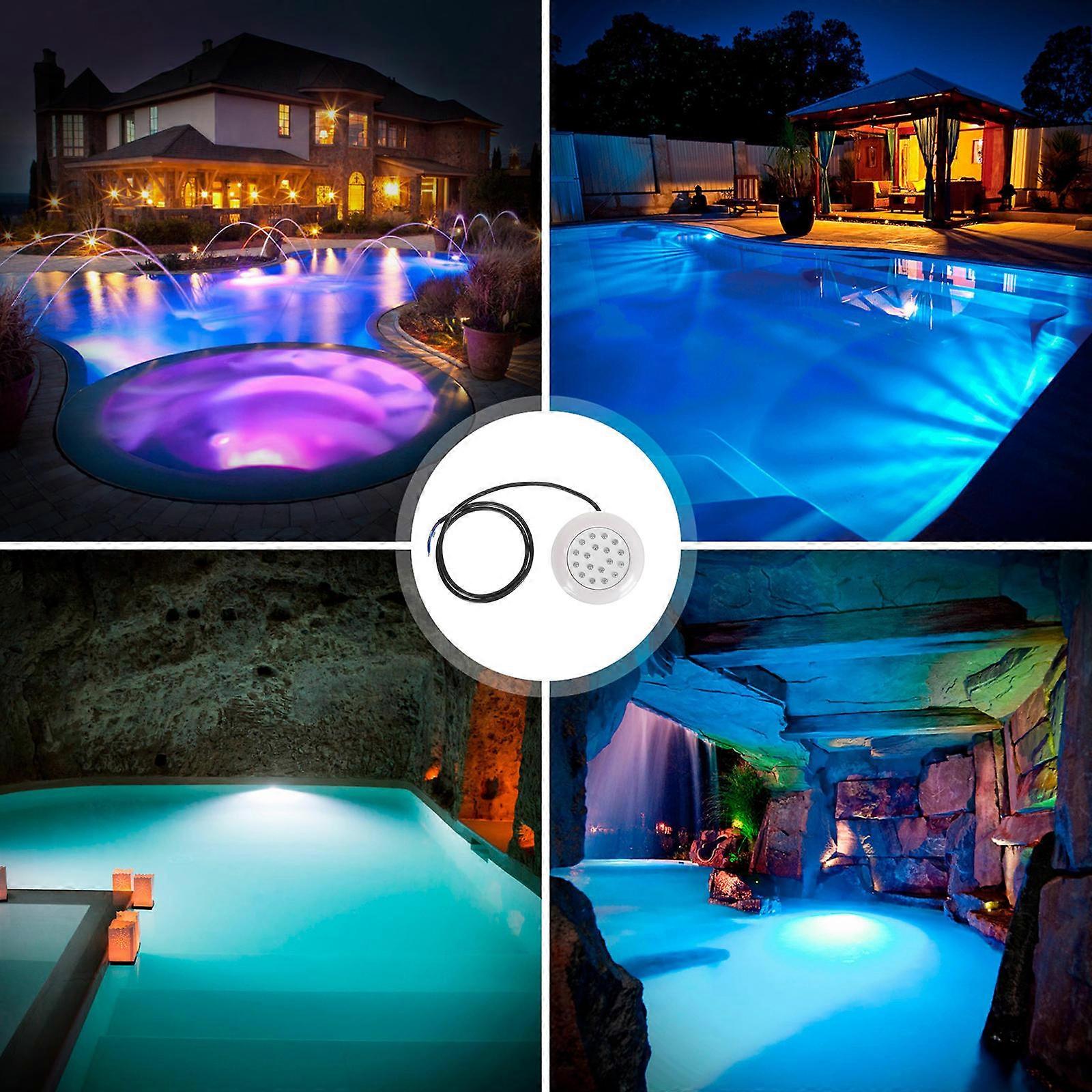 Pool Lighting Tool LED Light for Pool 1Pcs White Submersible Underwater Light
