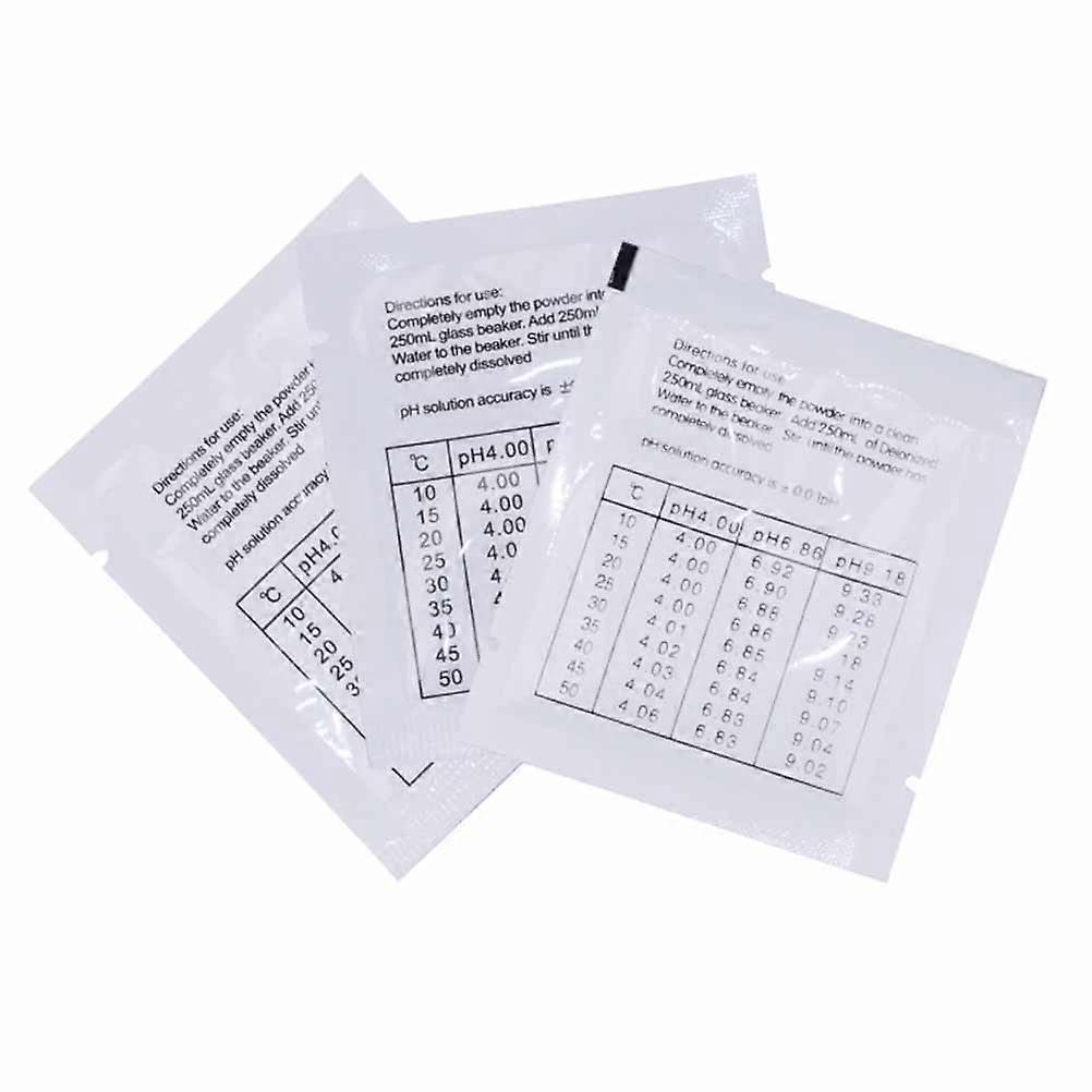PH Buffer Powder 3Pcs Calibration Solution for Accurate PH Testing