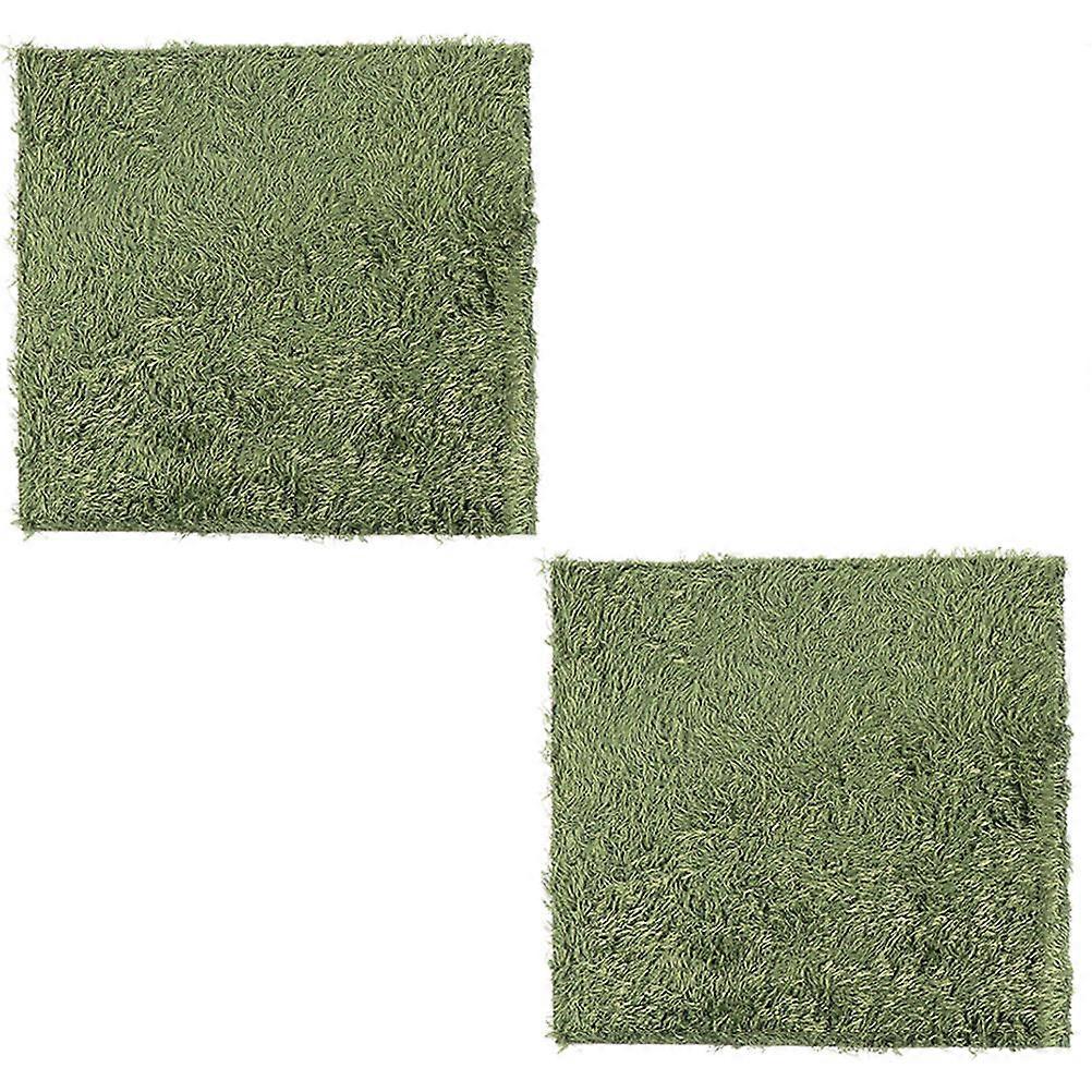 Artificial Moss Mats for Pet Moisturizing Use Suitable for Reptiles 4Pcs