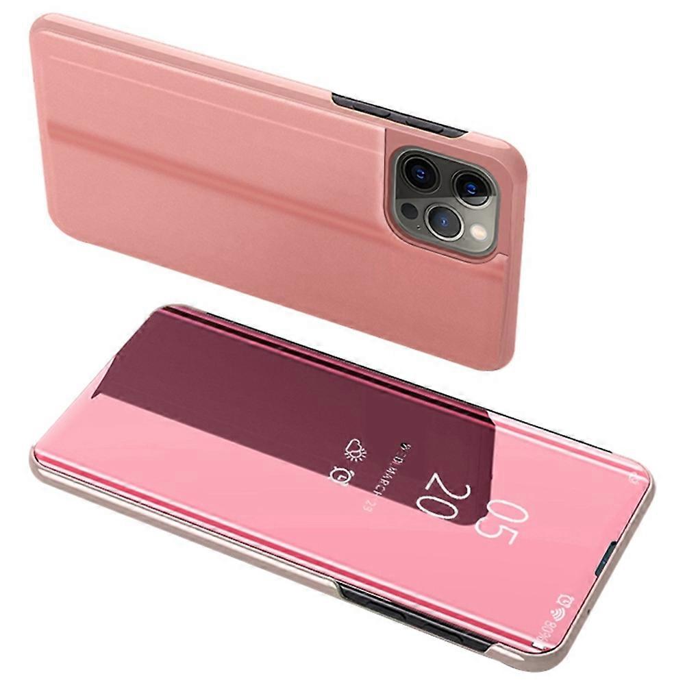 For iPhone 16 Pro Max Case View Window Stand Leather Flip Phone Cover