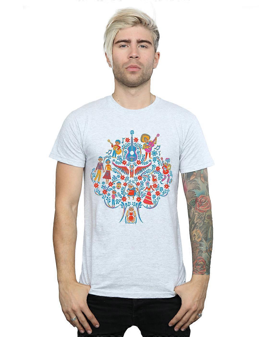 Disney Men's Coco Tree Pattern T-Shirt