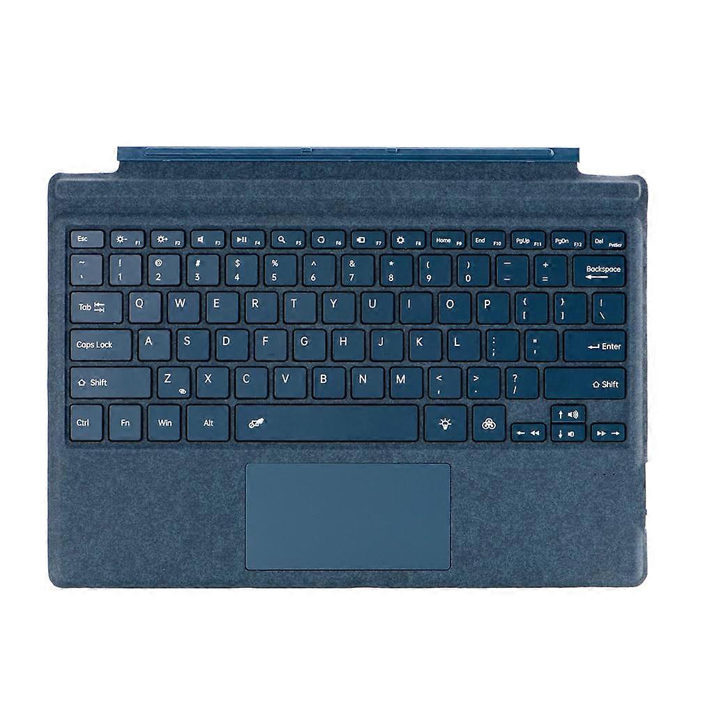 Type Cover with Backlit Bluetooth Keyboard and Touchpad for Surface Pro 7+ 7 6 5 4 3 Blue