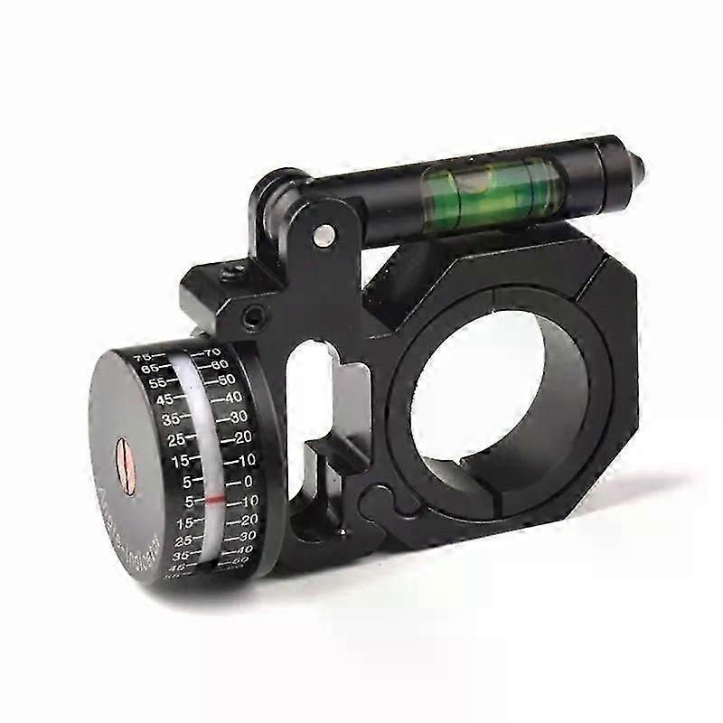 High-precision angle cosine indicator kit and level, suitable for scope mounts with 1-inch/30-mm diameter, made of lightweight metal.