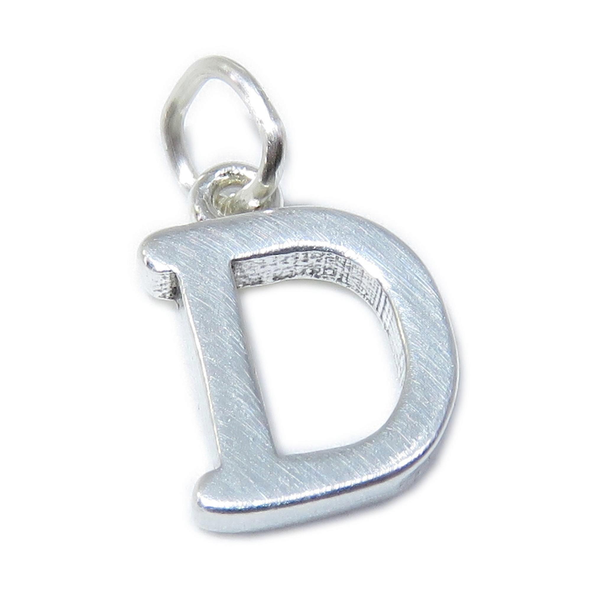 Letter D Initial D sterling silver charm .925 x 1 Initials charms