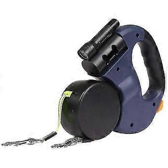 Double Retractable Dog Leash for 2 Dogs, Hands-Free Dual Pet Walking Lead with Locking Mechanism