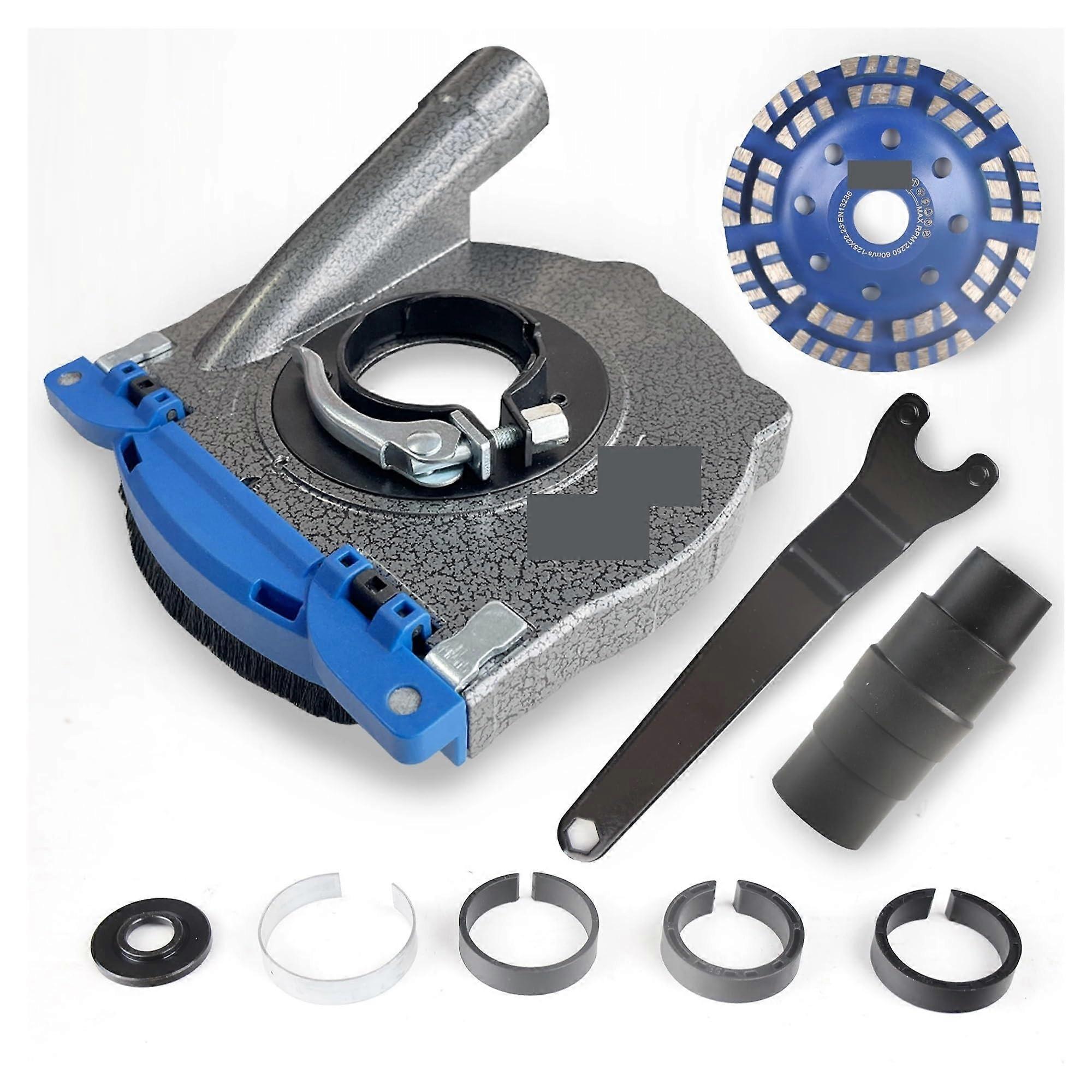 125mm Aluminium Angle Grinder Dust Shroud with Universal Fit for Efficient Dust Collection