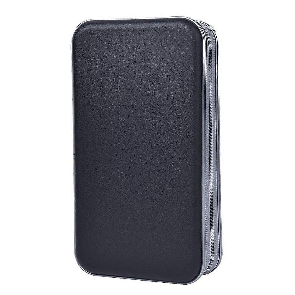 CD DVD Storage Case 96 Disc Capacity with Zipper Handle, TravelFriendly Scratch Protection