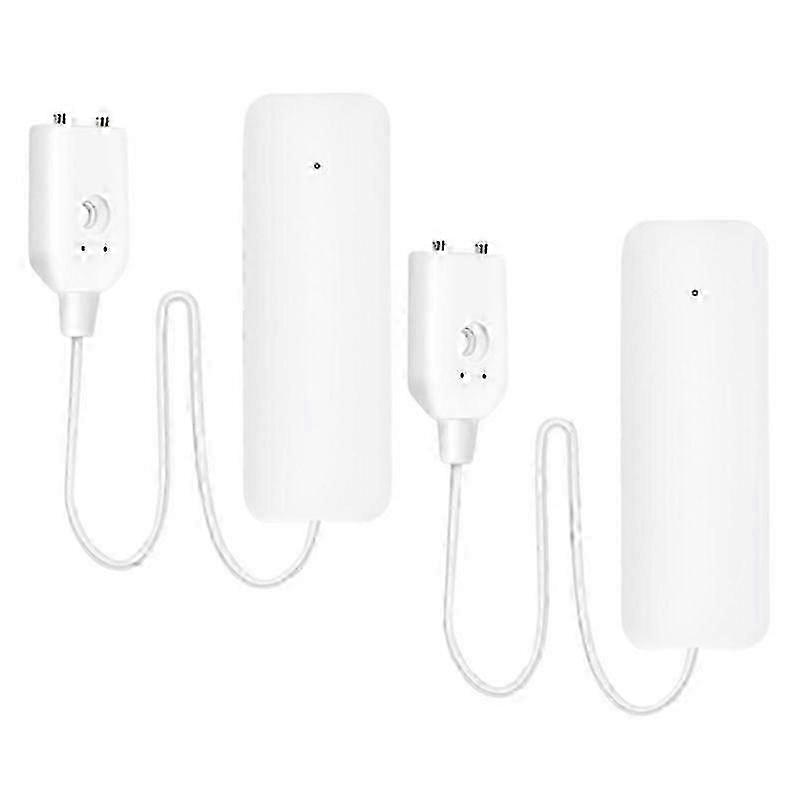 Water Immersion Sensor, Wireless App Alarm, Zigbee Protocol, 2-Pack, Home Door and Window Security Protection