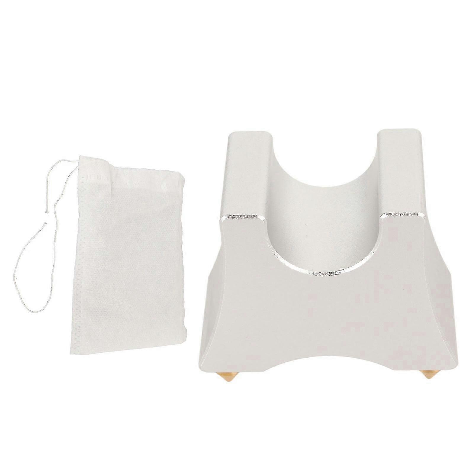 HiFi Cable Tray Stand Spike Multifunction Aluminium Alloy HiFi Cable Clamp Wire Bracket Power Speaker Cable Riser Clip Silver