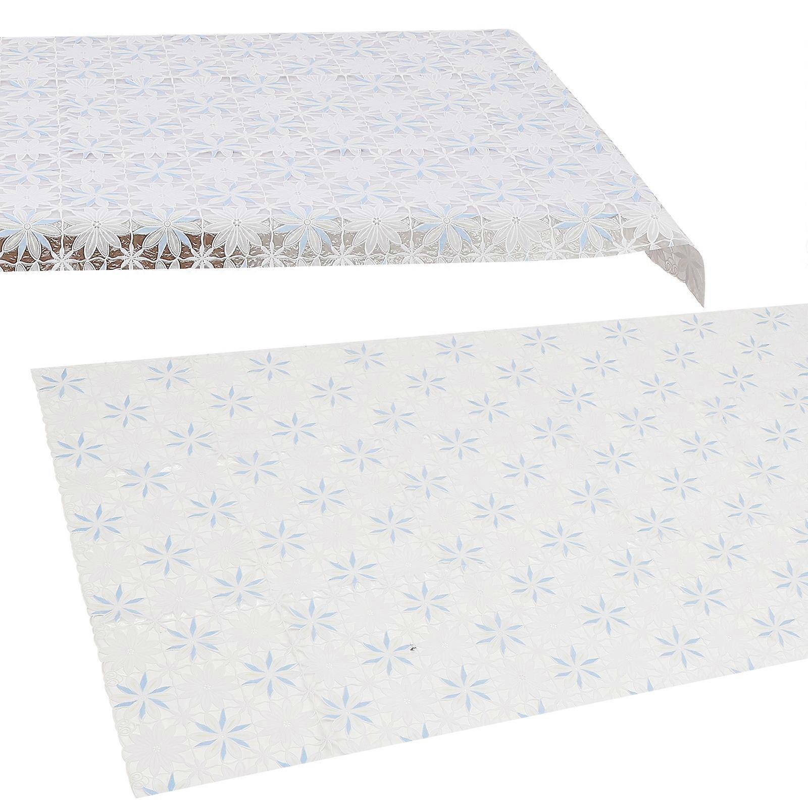 Heat-Resistant Table Cover PVC Tablecloth Oil-Proof Use 3Pcs Set