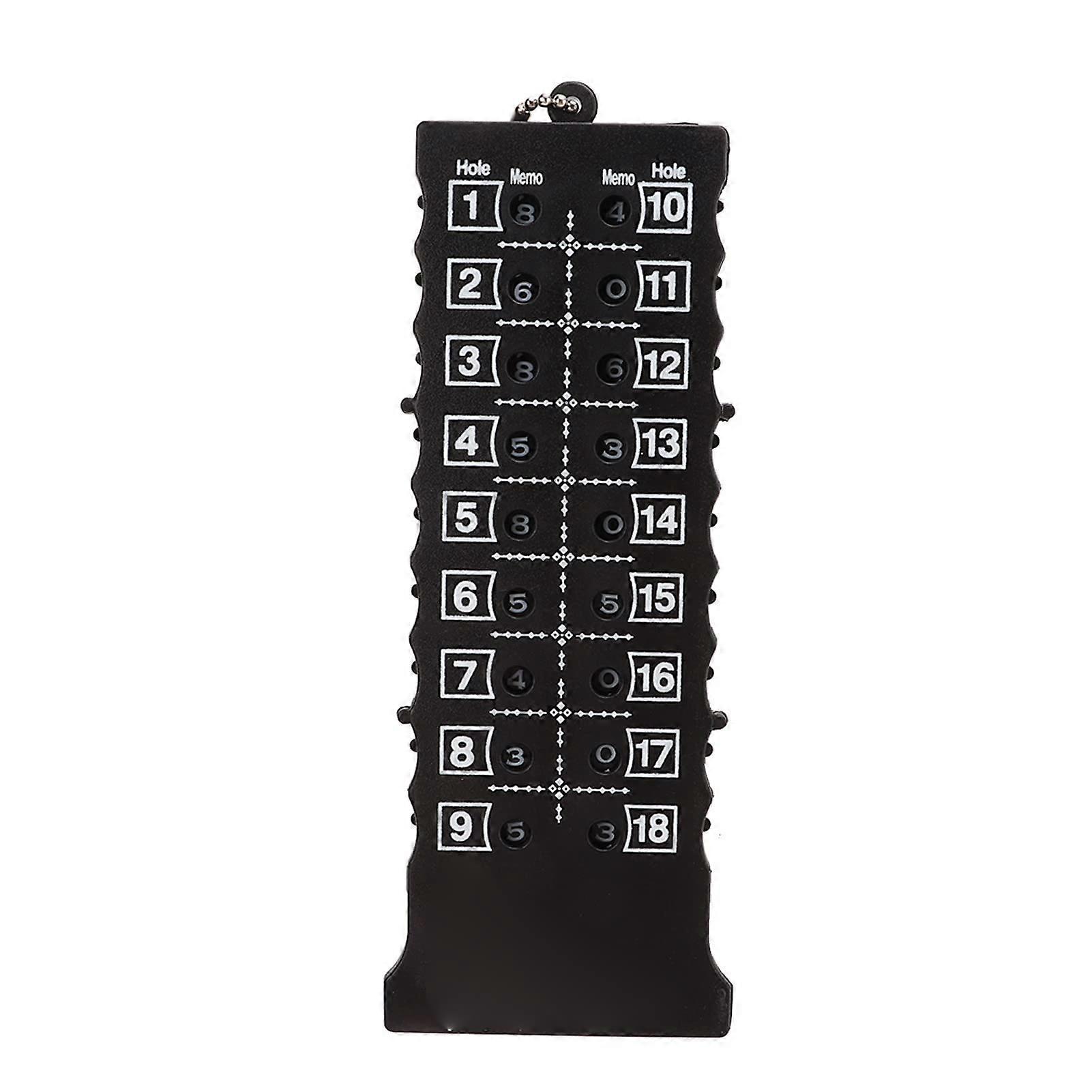 Golf Score Counter ABS Plastic 18 Hole Stroke Tracker for Competition Accurate Quick View